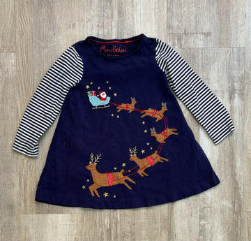 Mini Boden Reindeer Christmas Tunic - AS IS