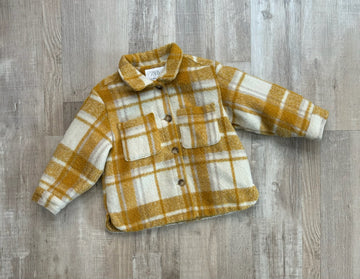 Zara Yellow Plaid Jacket