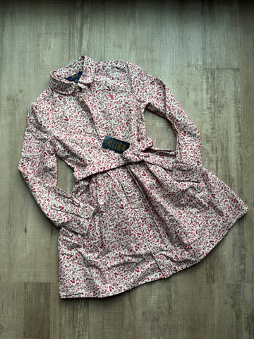 Polo Ralph Lauren Red Floral Fox Dress