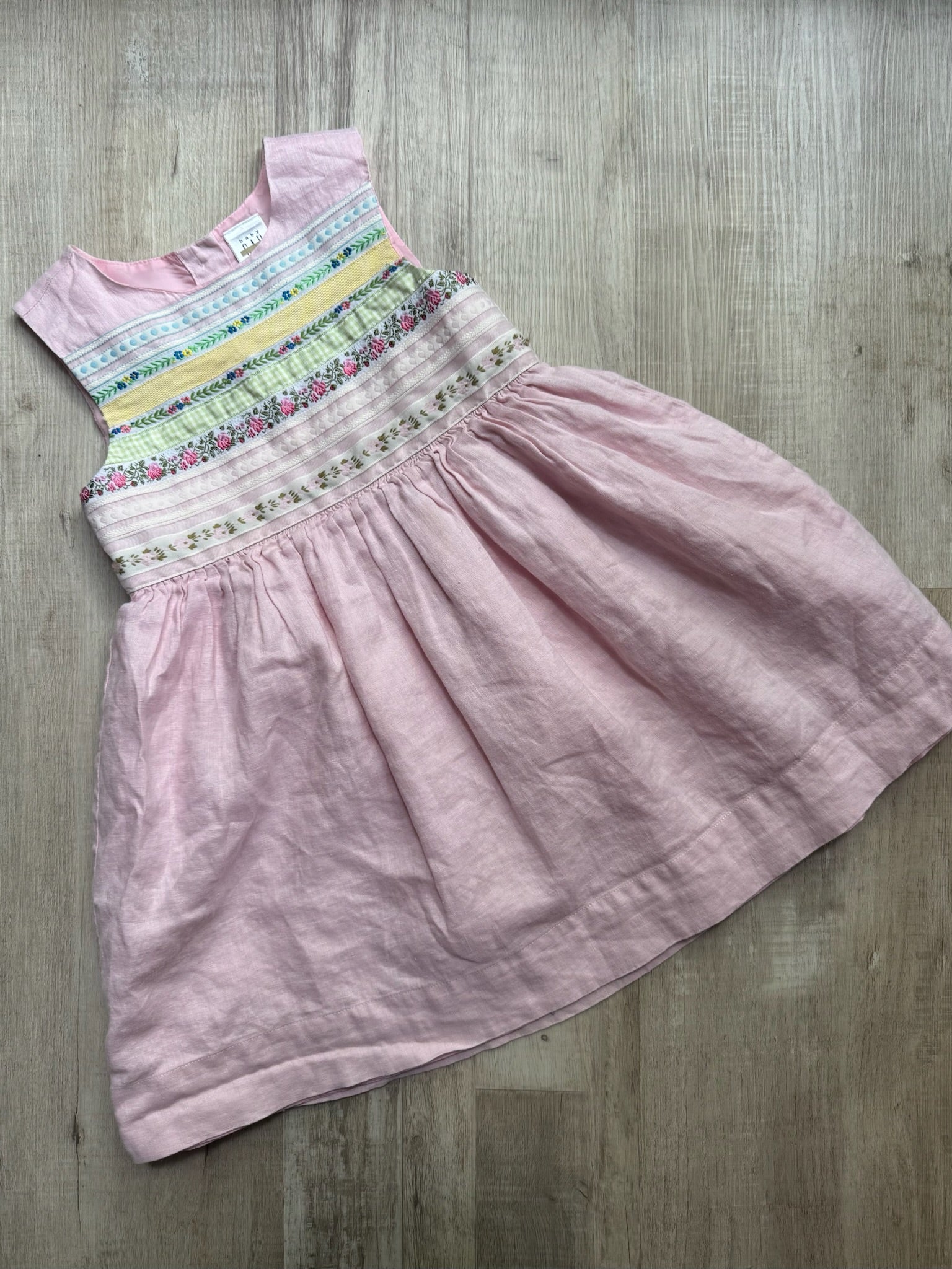 Gap Vintage Pink Linen Dress