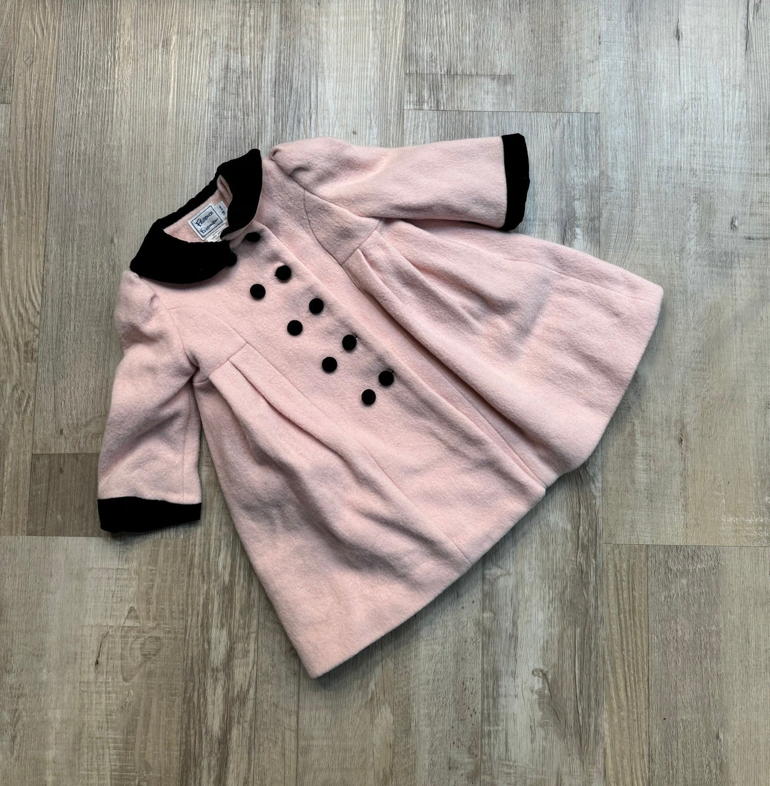 Florence Eiseman Pink Wool Coat