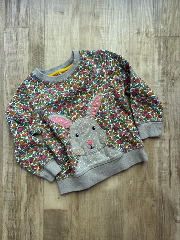 Boden Floral Rabbit Pullover