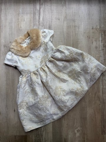 Janie & Jack Cream Lace Dress