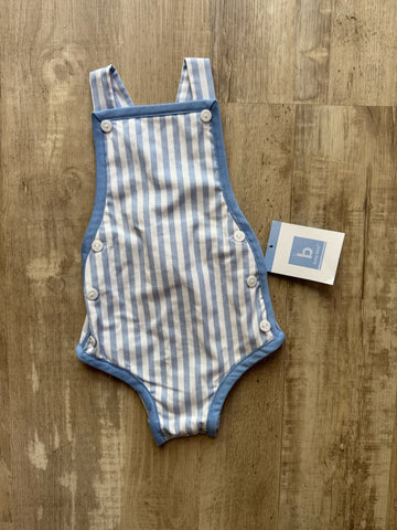 Bella Bliss Blue Striped Bubble - NEW