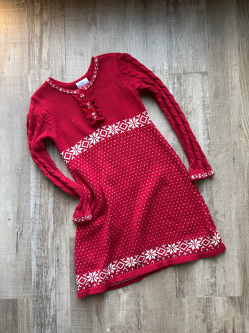 Hanna Andersson Red Sweater Dress