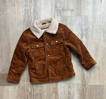 M&S Brown Cord Coat