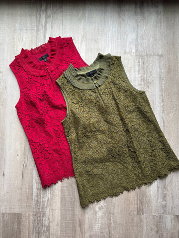 J Crew Lace Tanks