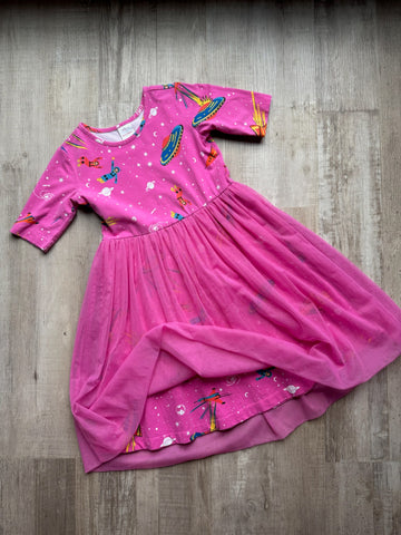 Hanna Andersson Pink Space Dress