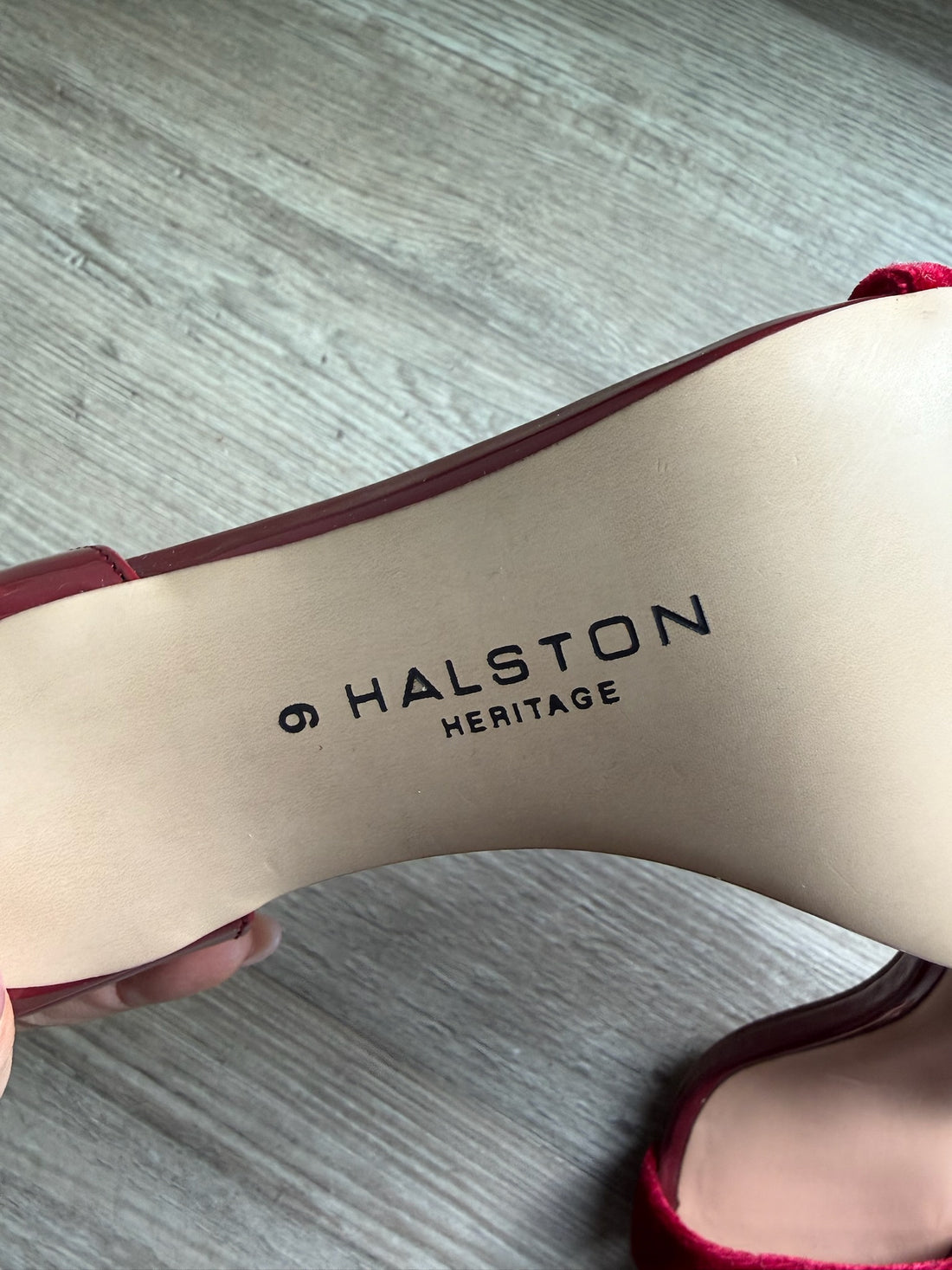 Halston Heritage Red Heels NEW W