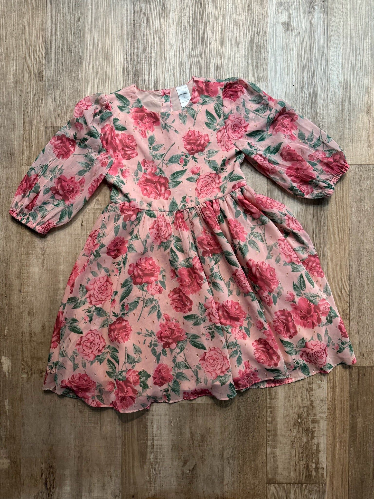 Nordstrom Pink Floral Dress