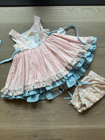Three By The Sea Rainbow Dress