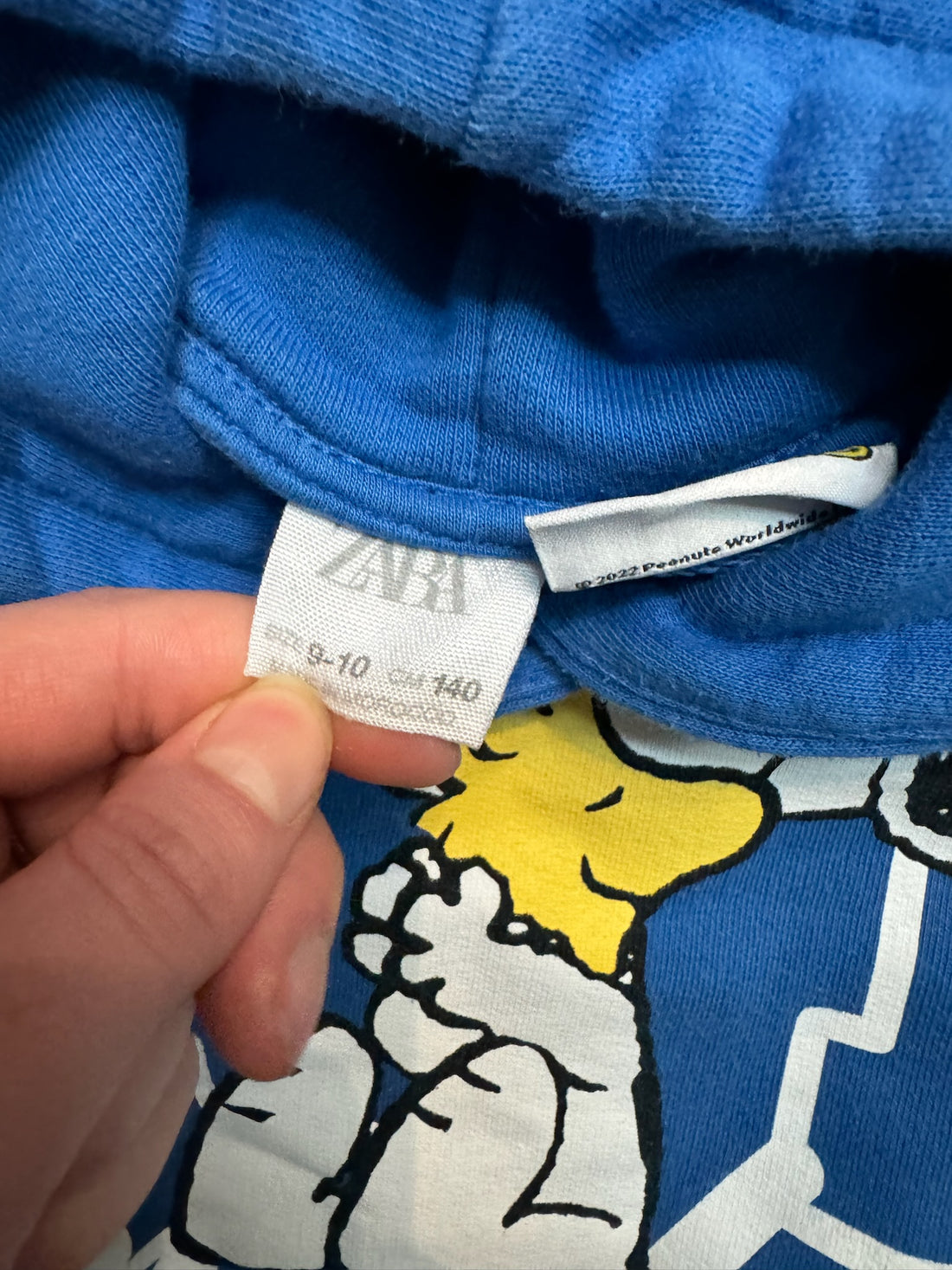 Zara Blue Snoopy Hoodie