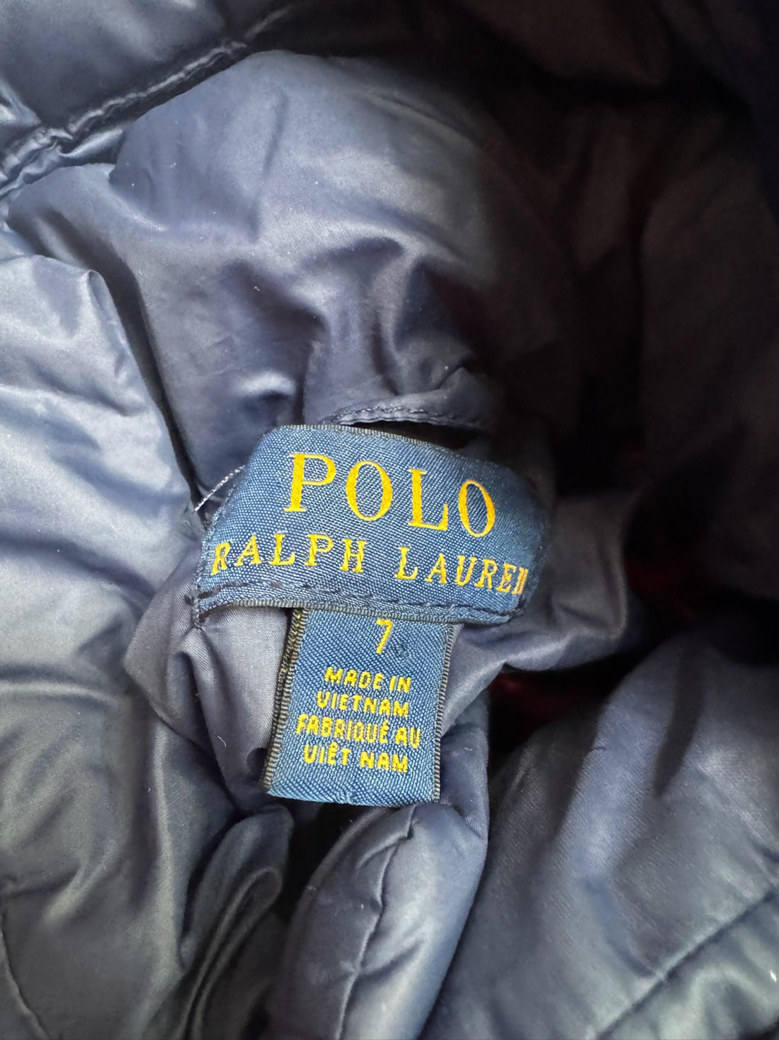 Polo Ralph Lauren Navy Down Coat