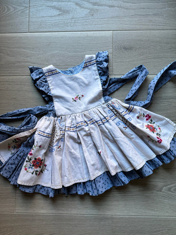 Wild Purple Apron Dress