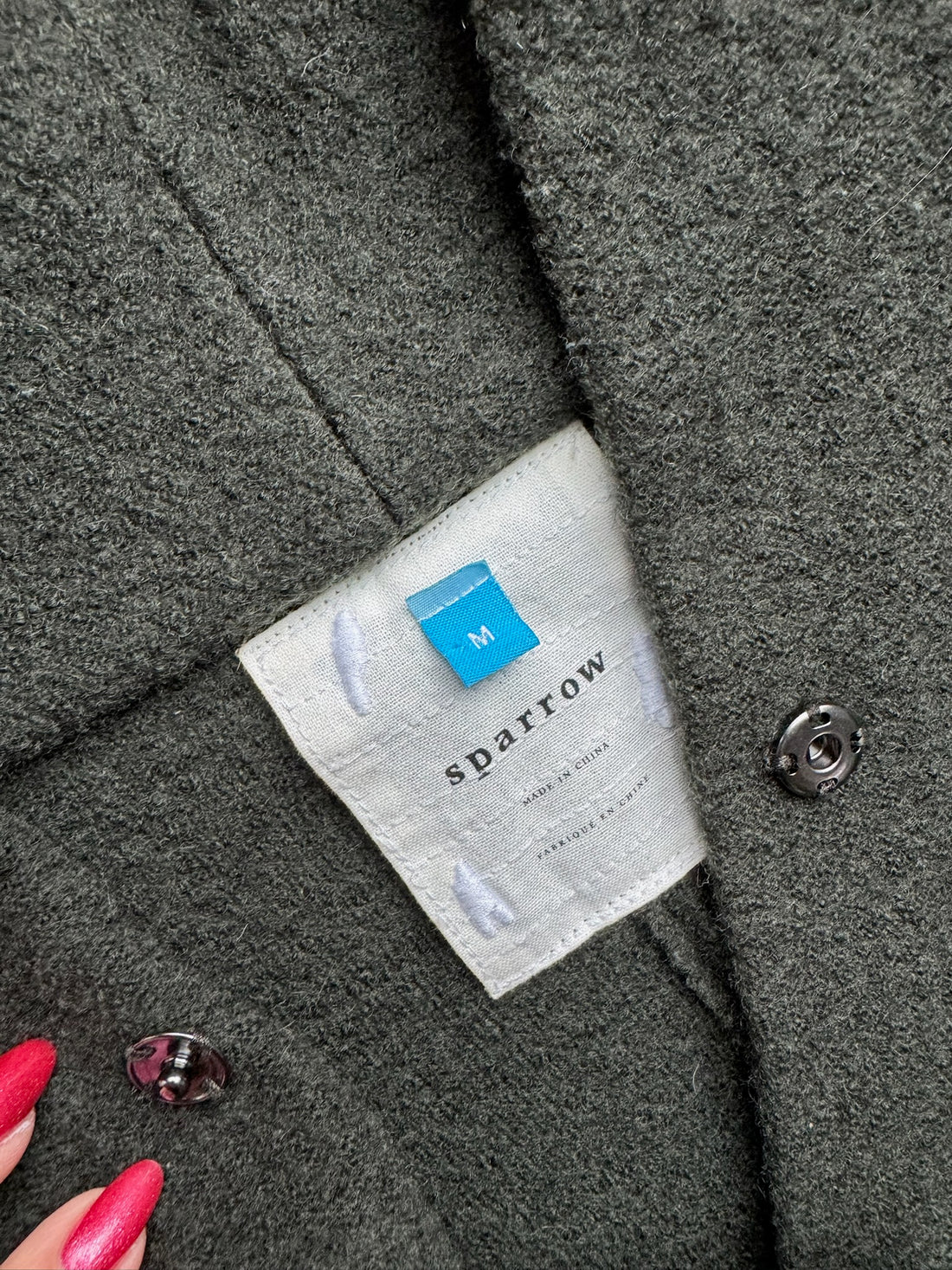 Sparrow Wool Green Jacket - W