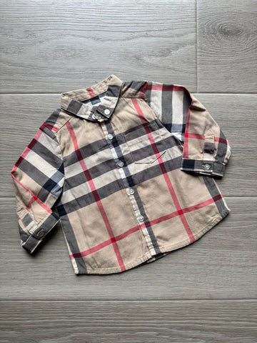 Burberry Plaid Button Down