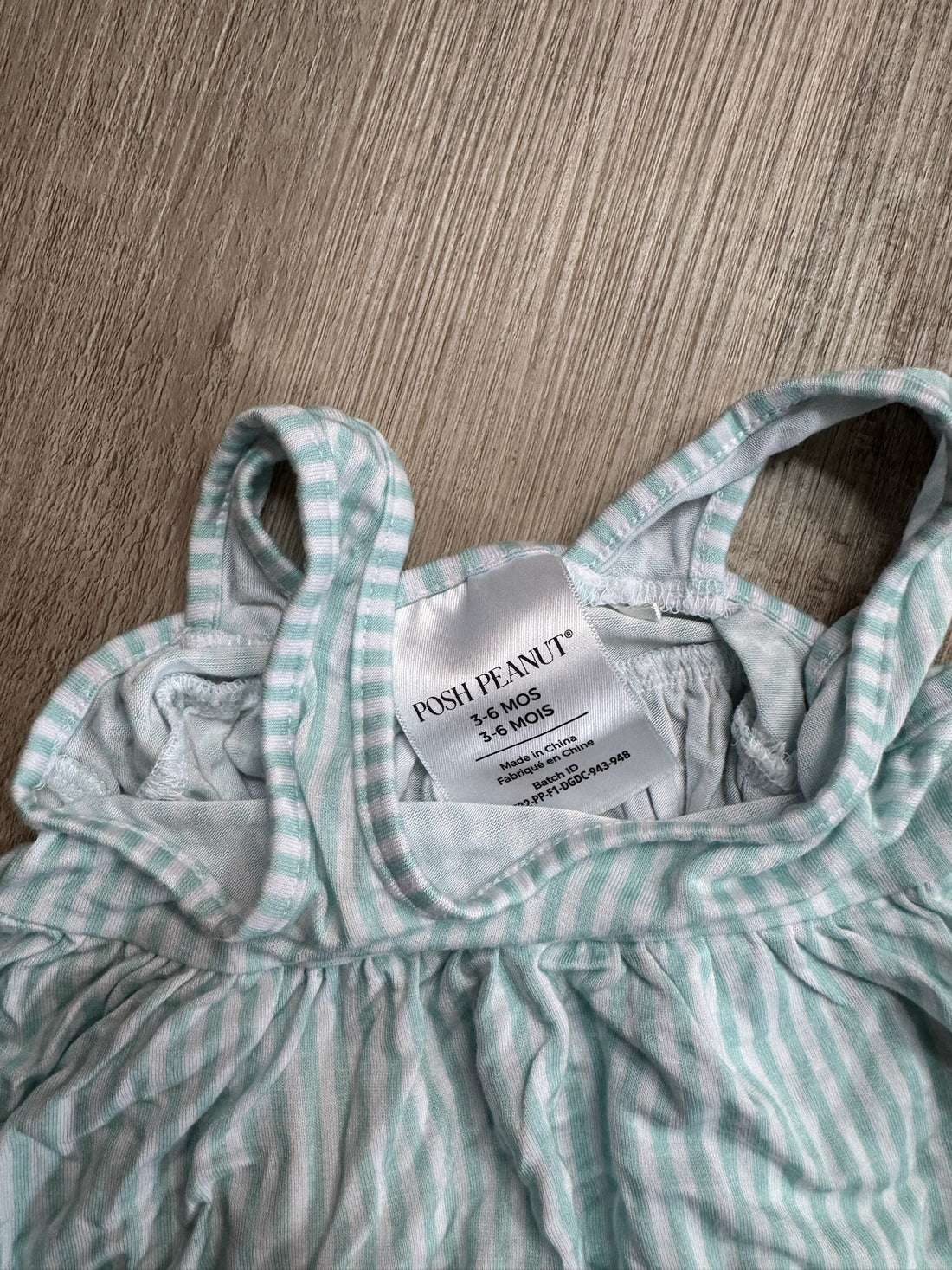 Boutique Bamboo Blue Striped Floral Set