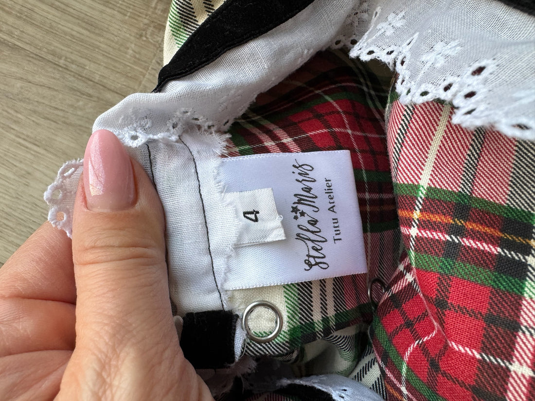Stella & Maris Plaid Dress