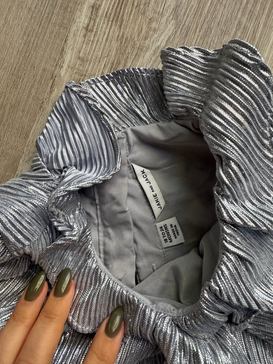 Janie & Jack Silver Dress