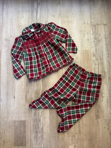 Janie & Jack Plaid Pajamas