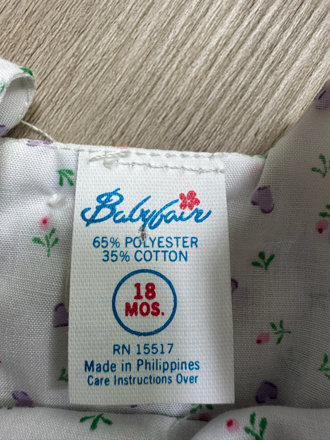 Vintage Babyfair Floral Dress