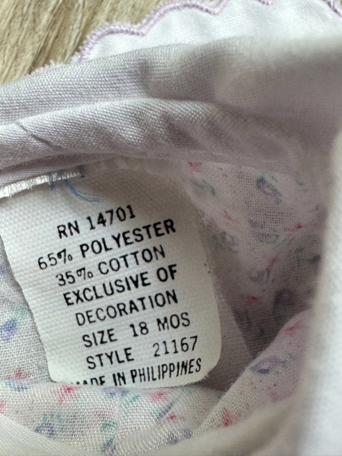 Vintage Purple Floral Dress