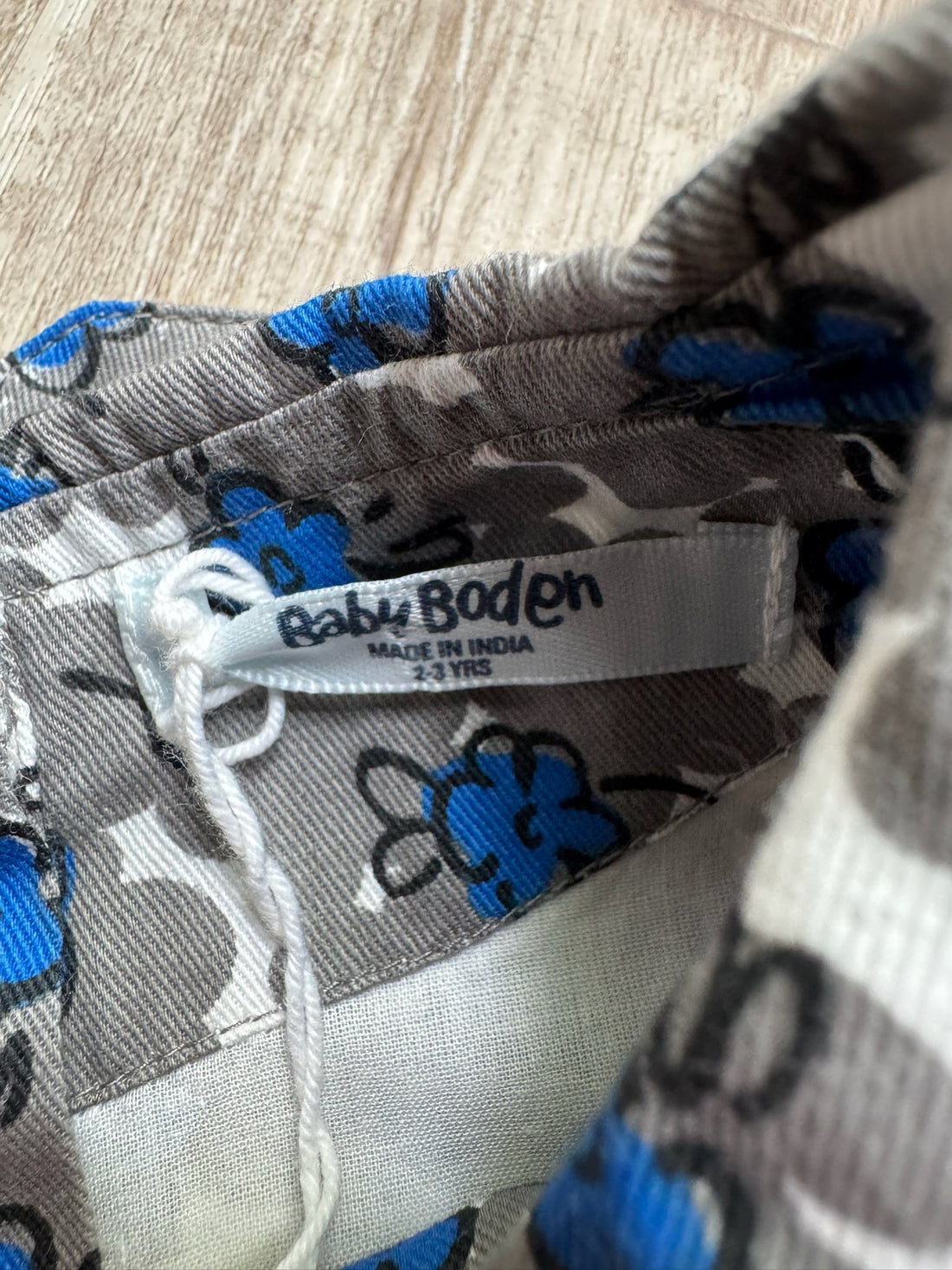 Baby Boden Floral Cord Dress NEW