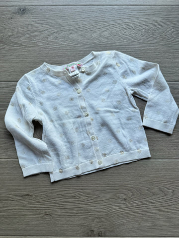 Bonpoint White Cardigan