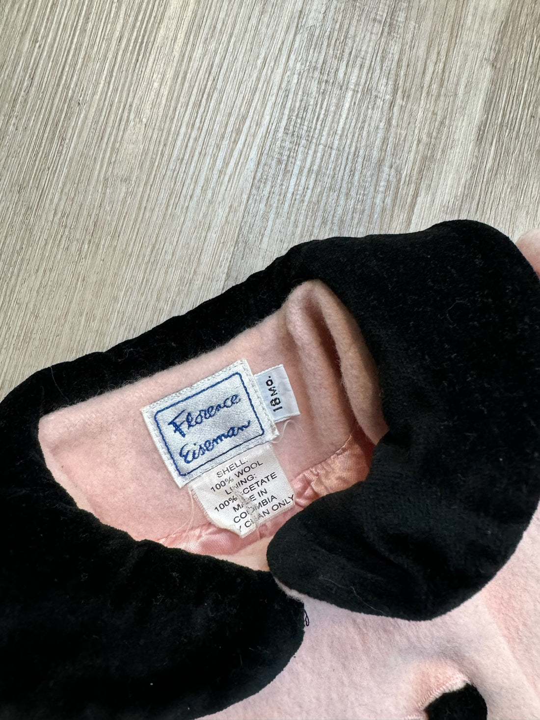 Florence Eiseman Pink Wool Coat