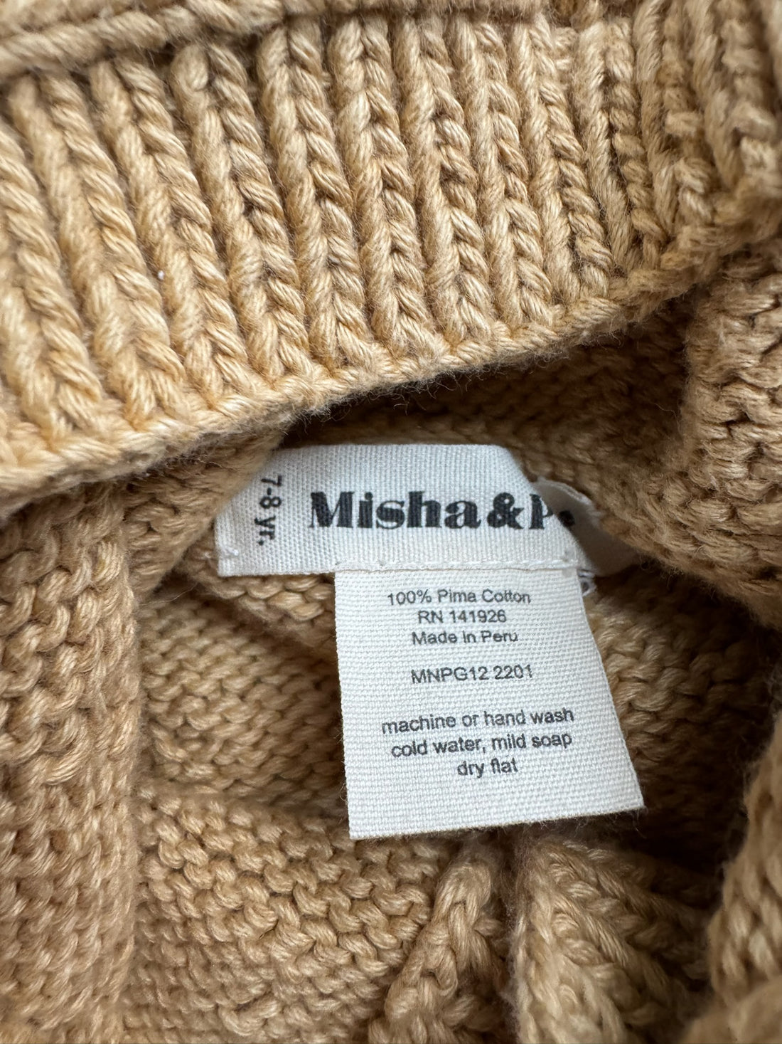 Misha & Puff Tan Hoodie