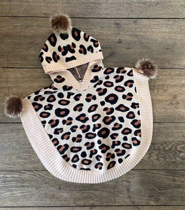 Cartwheels Cheetah Poncho