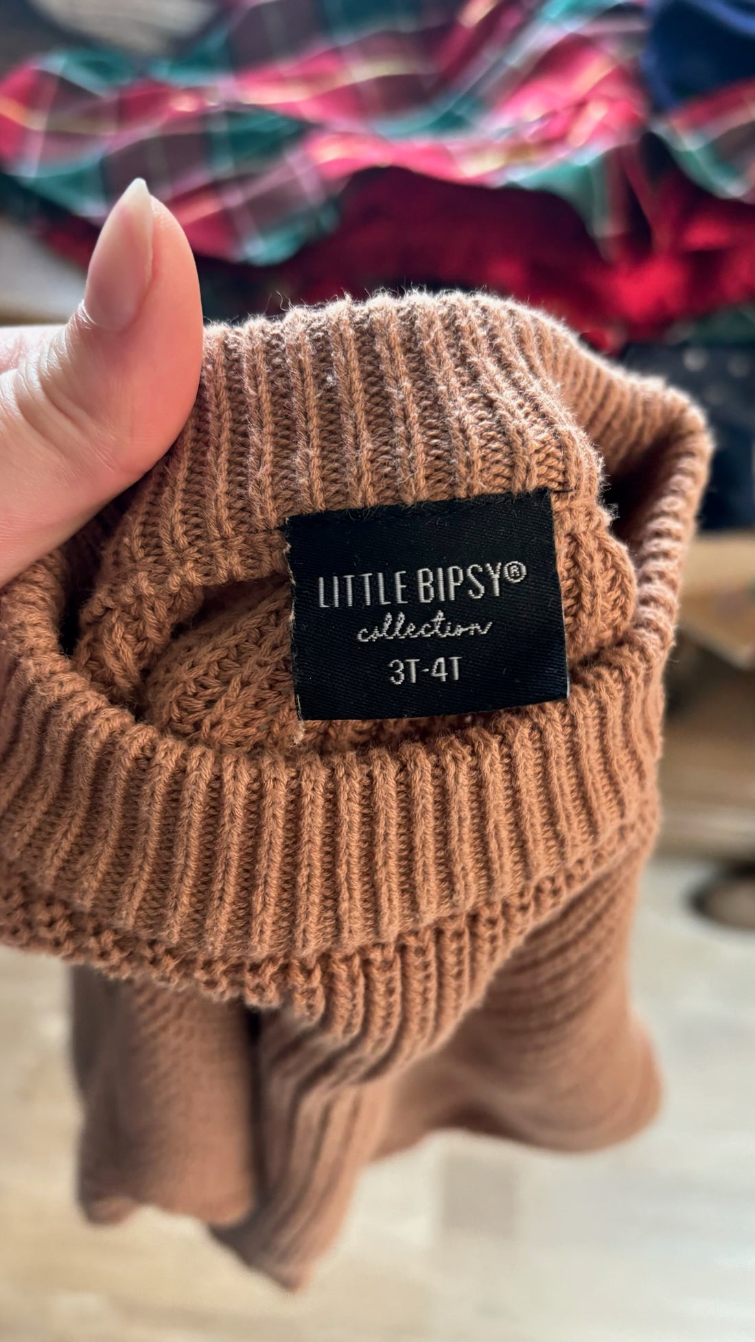 Little Bipsy Brown Sweater