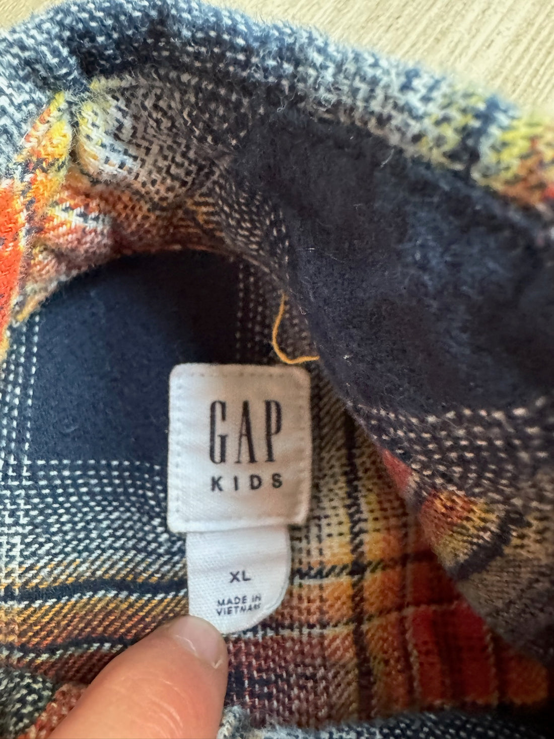 Gap Plaid Flannel Button Down