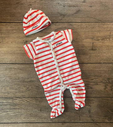 Maison Labiche Red Striped SET
