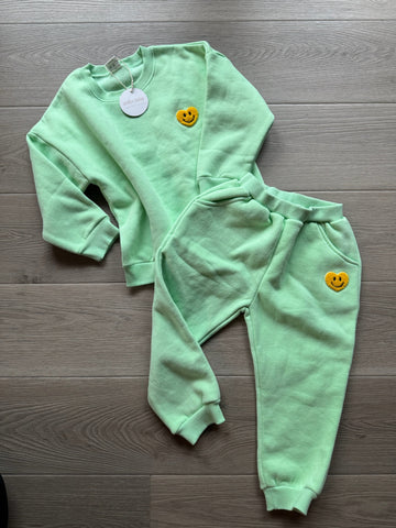 Smitn Bebe Green Sweat Set - NEW