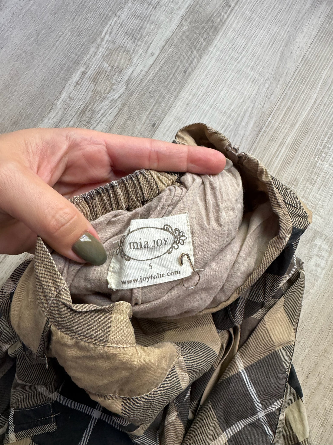 Joyfolie Plaid Skirt