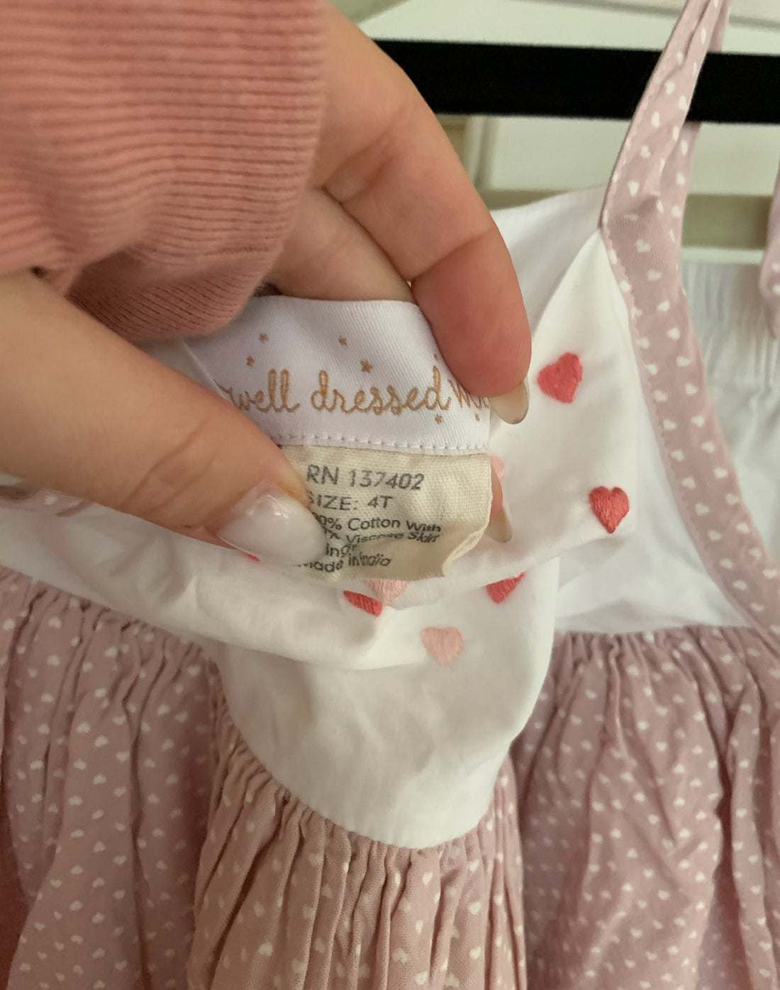 Well Dressed Wolf Pink Heart Dress