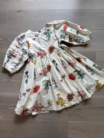 Pink Chicken Floral Dress