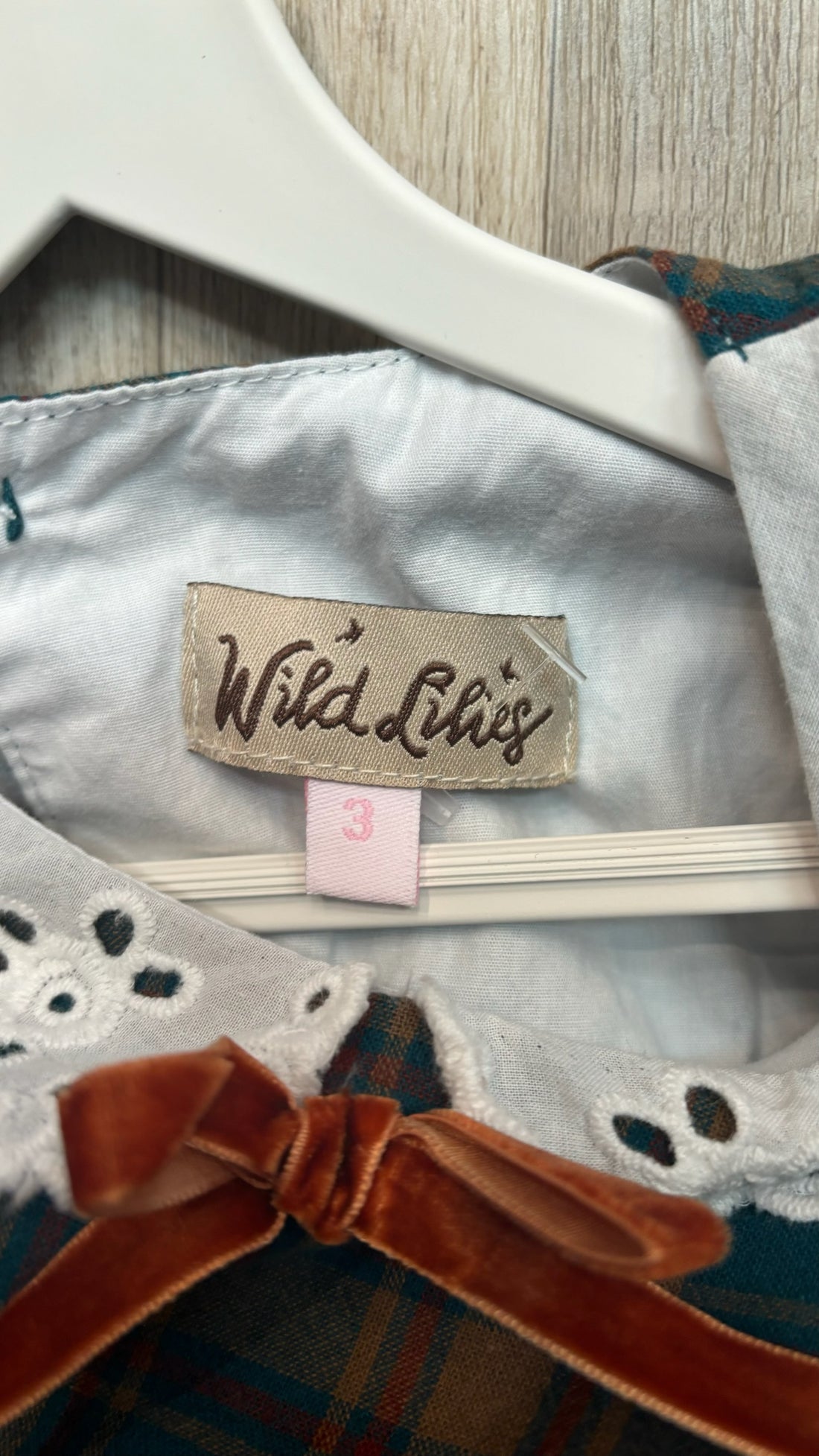 Wild Lilies Plaid Dress