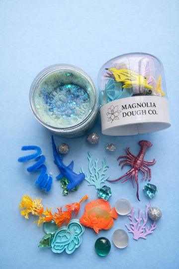 Kids Sensory Play Dough Jar | Mess-Free Under the Sea Toy
