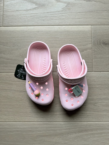 Crocs Pink w/ Charms