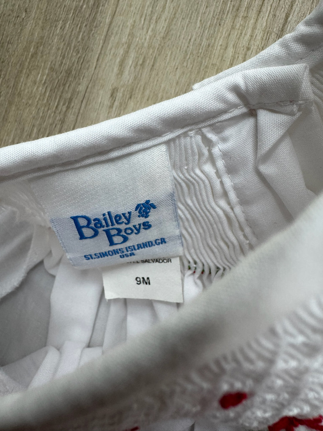 Bailey Boys White Smocked Dress