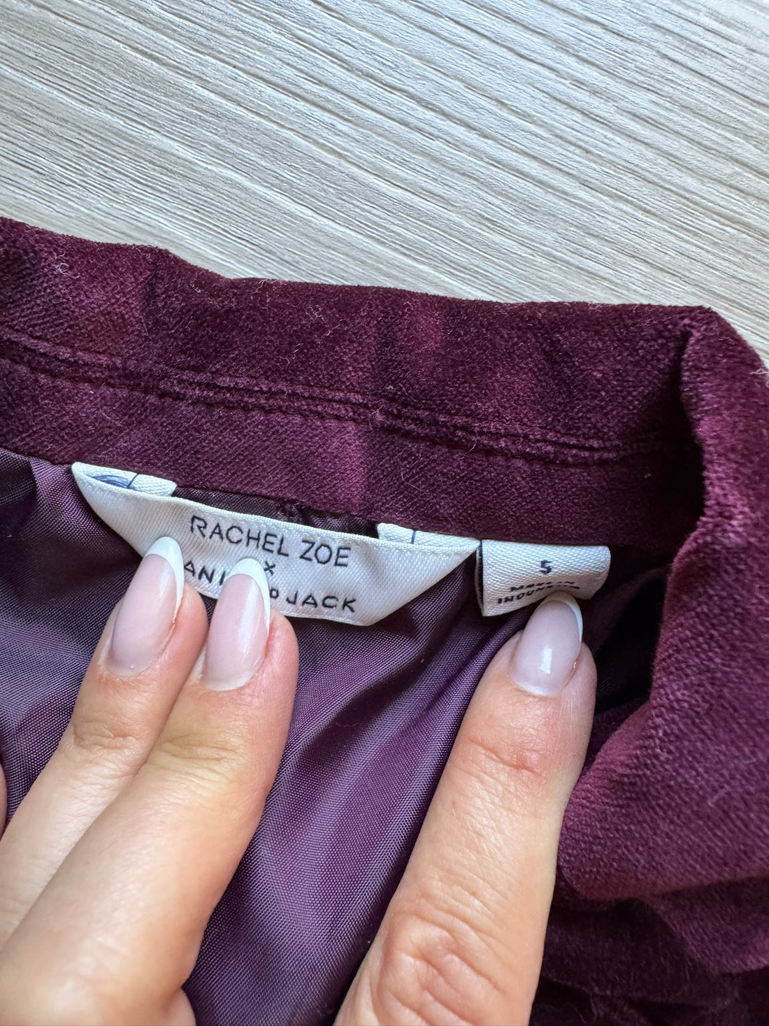 Janie & Jack Purple Velour Blazer