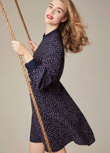 Kate Spade Navy Heart Dress