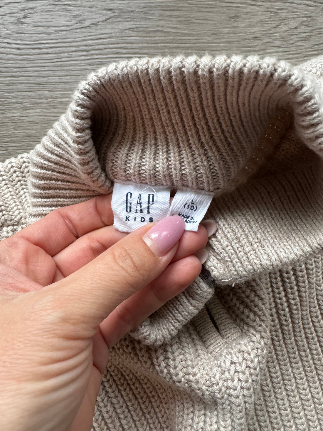 Gap Tan Knit Sweater