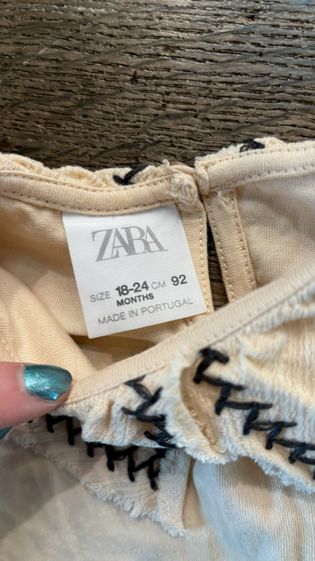 Zara Cream Top