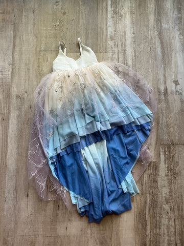 Pleiades Blue Silver Star Tulle Dress