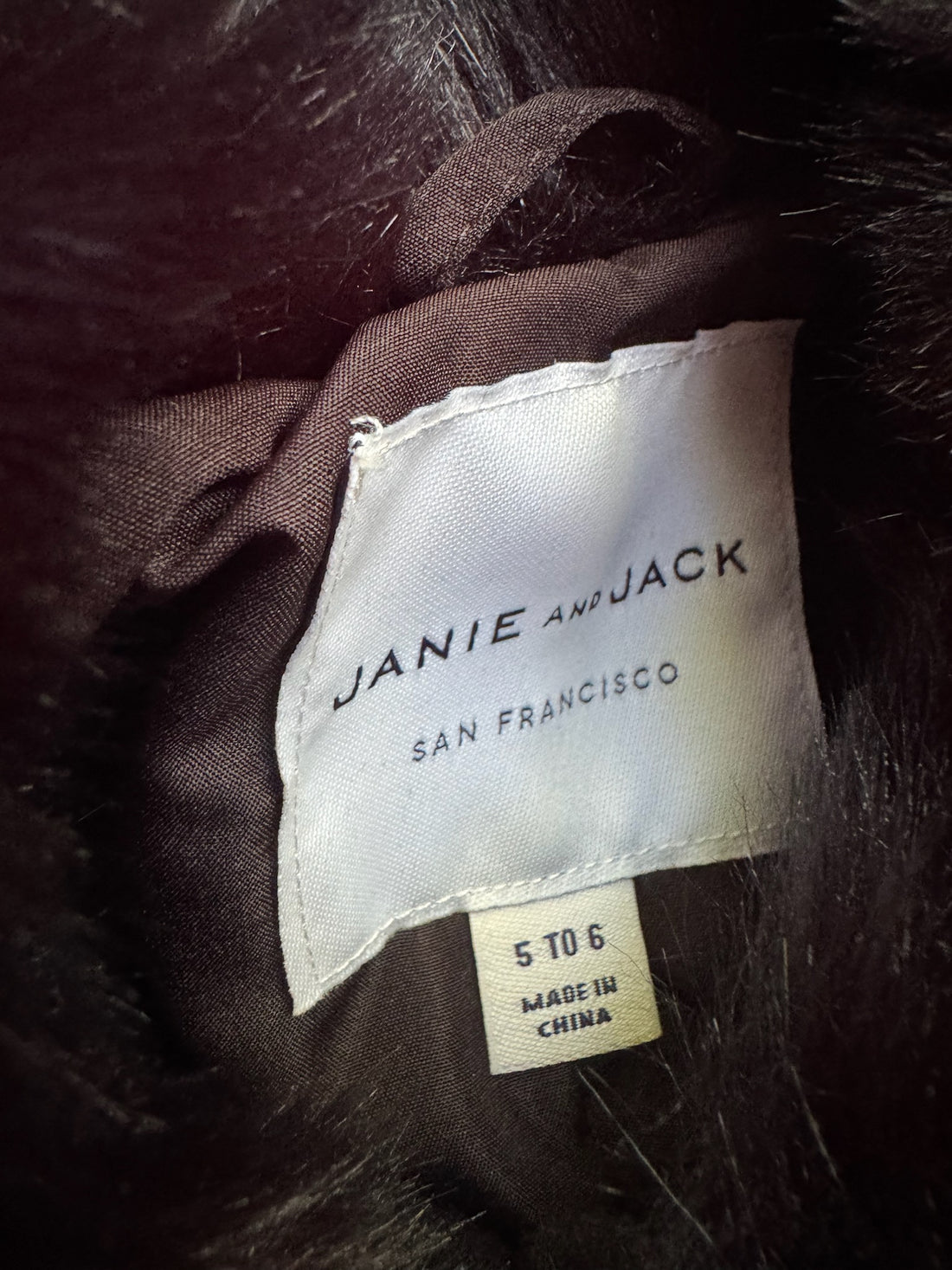 Janie & Jack Long Black Coat
