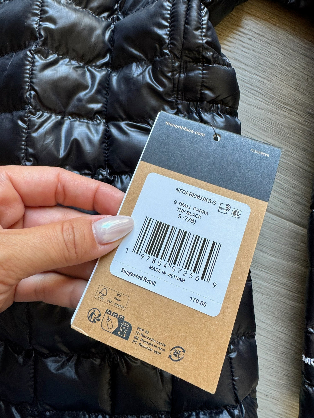 North Face Black Jacket - NEW