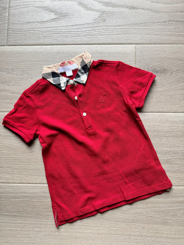 Burberry Red Polo
